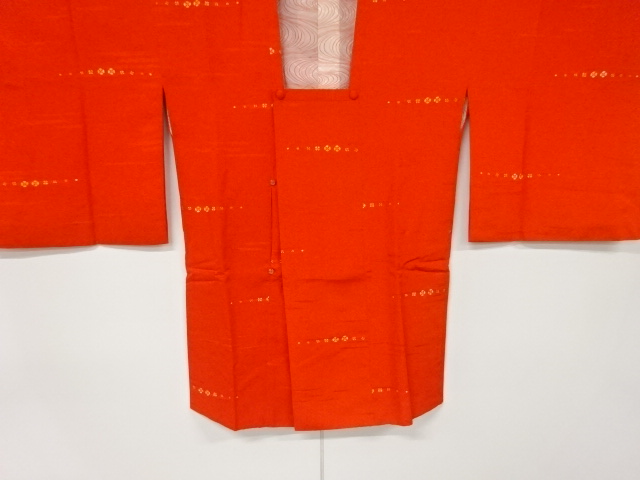 JAPANESE KIMONO / VINTAGE MICHIYUKI COAT / ABSTRACT FLOWER